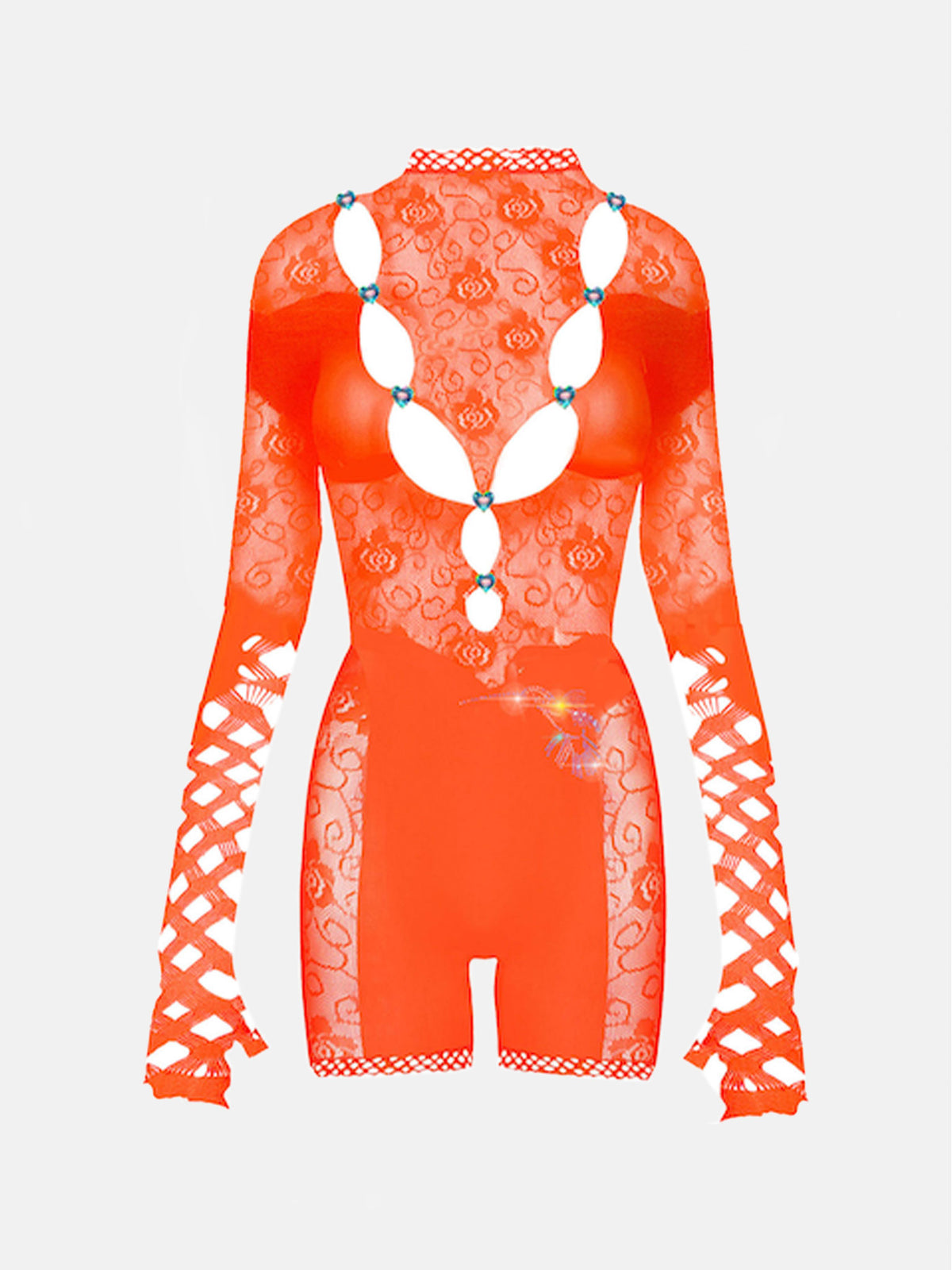 River Playsuit Cherry Soda