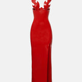 Roast Latex Dress Red