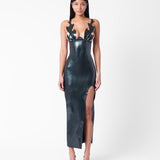 Roast Latex Dress Black