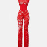 Rossi Jumpsuit Red