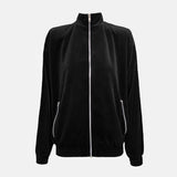 S*x Tape Tracksuit Jacket Velour Black