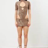 Suzan Micro Skirt Tobacco