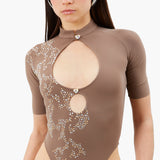 Daisy Bodysuit Tobacco