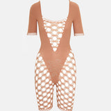 Shelly Playsuit Latte