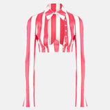 Skully Shirt Candy Stripe