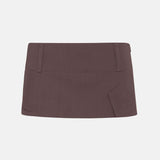 Suzan Micro Tailored Skirt Tobacco