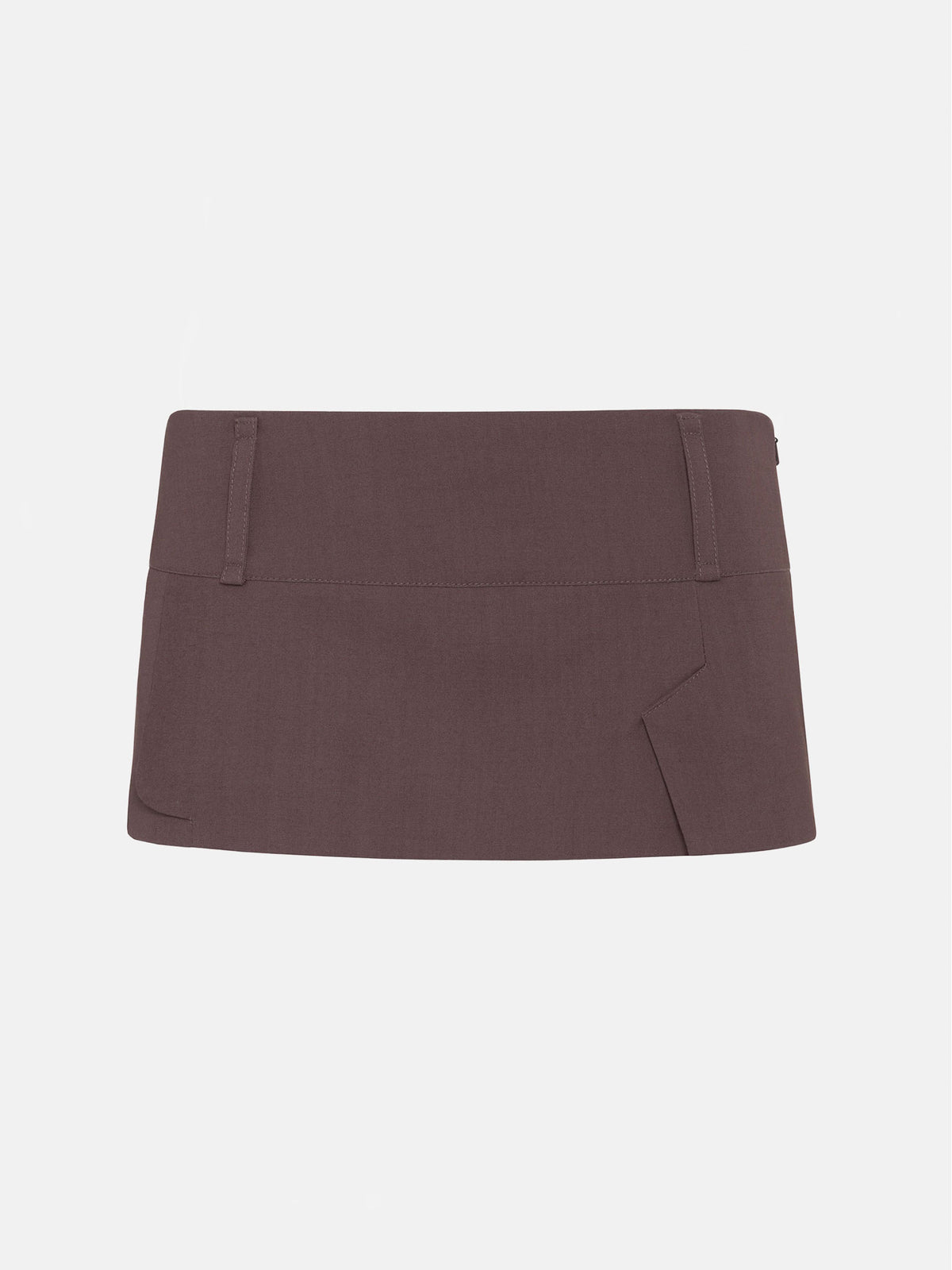 Suzan Micro Tailored Skirt Tobacco