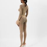 Trophy Jumpsuit Beige