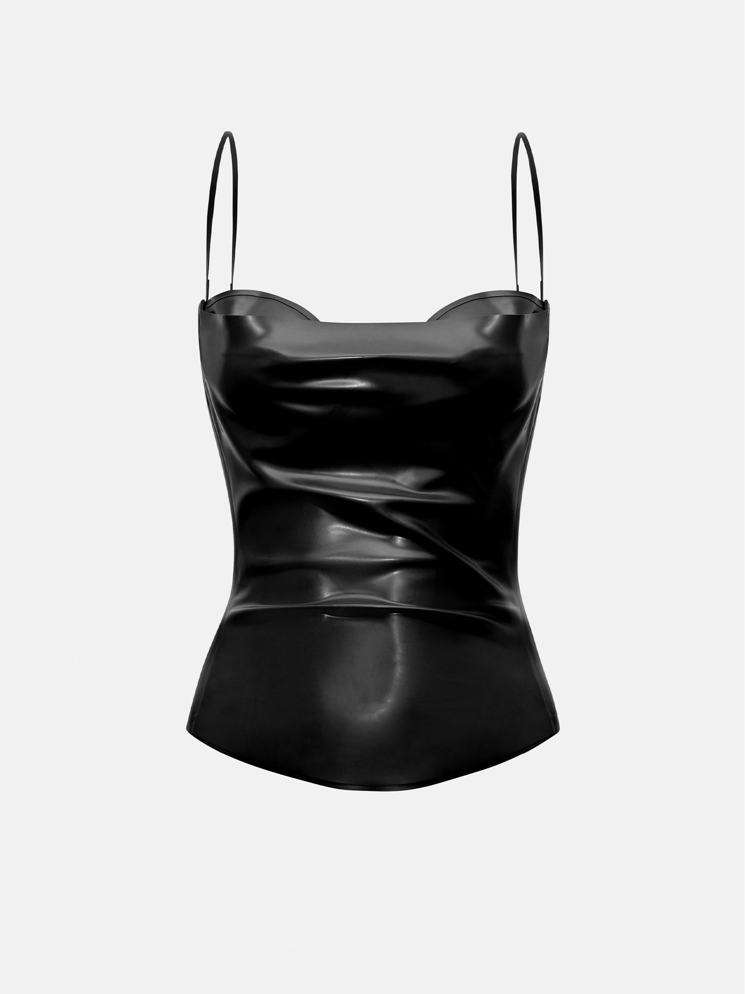 OnlyFans Tart Latex Top Peacock Blue