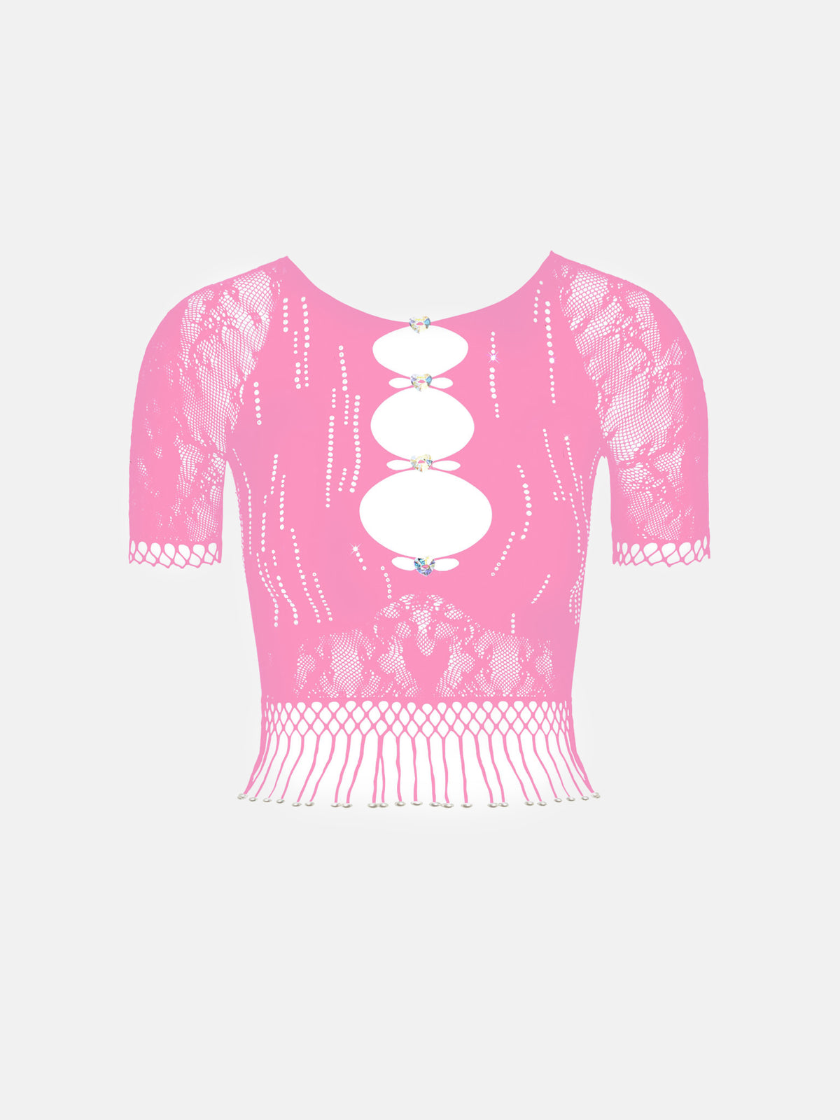 Urchin Top in Fuchsia Pink