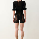 Vanderbilt Playsuit Black