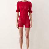 Vanderbilt Playsuit Red