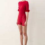 Vanderbilt Playsuit Red