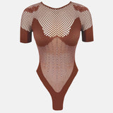 Vivian Bodysuit Old Money Brown