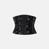 Waist Trainer Black Leopard Print