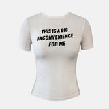 White Inconvenience Tee