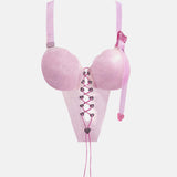 Kash Jelly Corset Barbie Pink