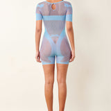 Vivian Playsuit Crypto Blue