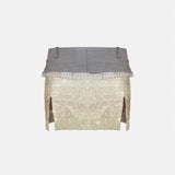 Winnie Rhinestone Mini Skirt in 24 Carat