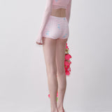 Dench Hot Pants Pink Gingham