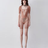 Shelly Playsuit Latte