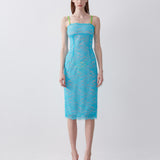 Blair Midi Dress WKD Blue