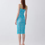 Blair Midi Dress WKD Blue