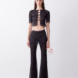 Pebbles Pants Black Logo
