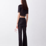 Pebbles Pants Black Logo