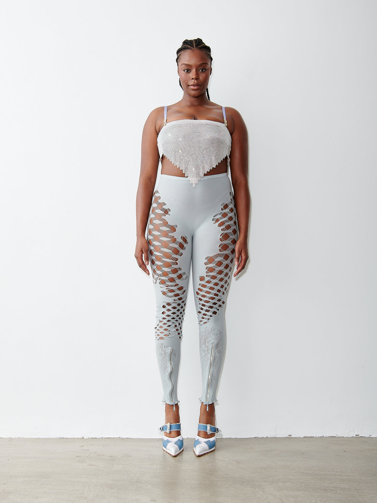 Rhinestoned Ella Top Mojito