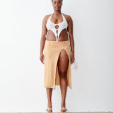 Chloe Skirt Biscotti