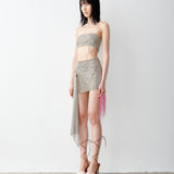 Rhinestoned Marjan Skirt Long Island