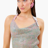 Rhinestoned Bambi Top Mirage