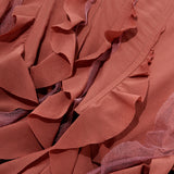 Chiffon Calamity Corset Terracotta