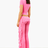 Elle Trousers Pink Texas