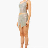 Rhinestoned Bambi Top Mirage